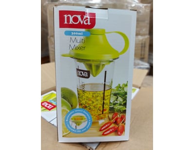 BOX LOT- QTY 6 x  Nova Multi Mixer 300ml -

 Bul...