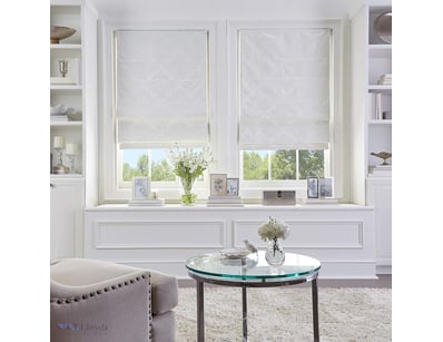 Curtainworks Damask Window Shade 31" W x 64" L - I...