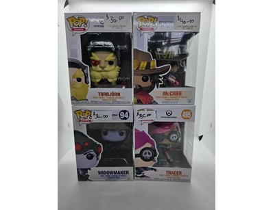 FUNKO POP GAMES OVERWATCH COLLECTION - FOUR VINYL ...