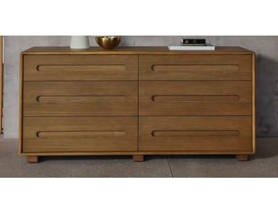 RRP: $1630, Dresser, Oak, Solid Poplar & Solid Hem...