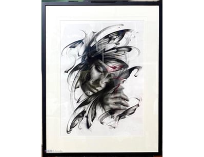 FILITE

Original Charcoal Drawing On Paper  

Titl...