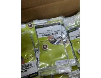 Rolltrak, R4570, roller 21.8mm dia flat 6mm stud.
...