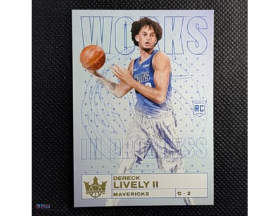 2023-24 PANINI COURT KINGS DERECK LIVELY II "WORKS...