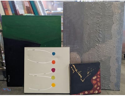 UNKNOWN ARTIST

Four Acrylic On Canvas Paintings

...