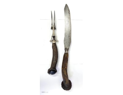 TWO RAAF CARVING UTENSILS

Item Size: Height: 4cm,...