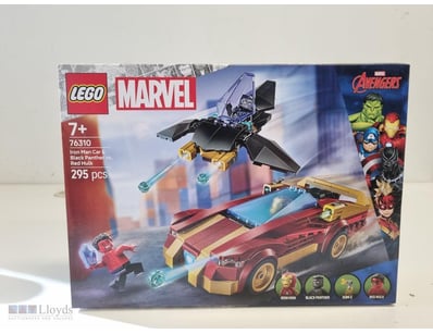 LEGO MARVEL SET 76310 - IRON MAN CAR & BLACK PANTH...