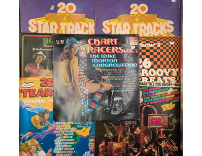 VINTAGE VINYL RECORD COLLECTION - 1970S COMPILATIO...