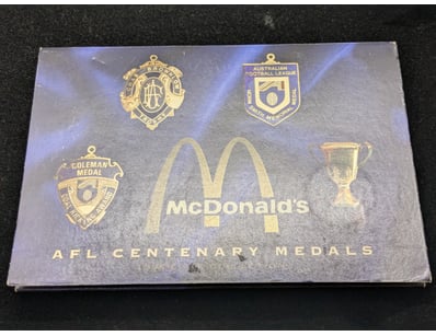 MCDONALD'S AFL CENTENARY MEDALS 1996 ELITE COLLECT...