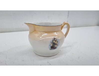 BAVARIAN ZEH SCHERZER PORCELAIN CREAM JUG WITH SAI...