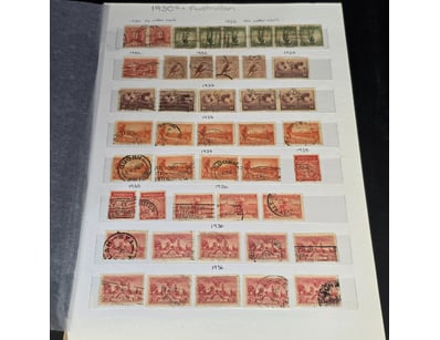 AUSTRALIAN STAMPS 1930S COLLECTION - COMPREHENSIVE...