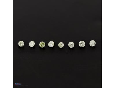 1.58CT TDW X 8, NATURAL FANCY YELLOW DIAMONDS     ...