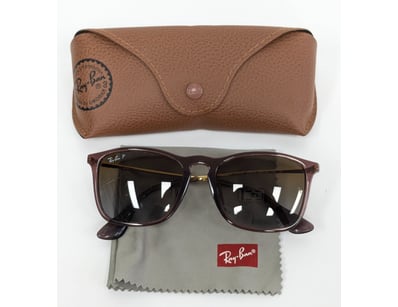Ray-Ban sunglasses model RB4187F Chris featuring a...