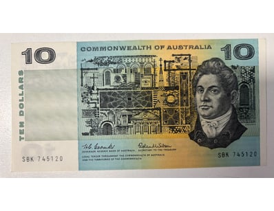 AUSTRALIAN $10 NOTE, R301 (EF)

CV: $50

Condi...