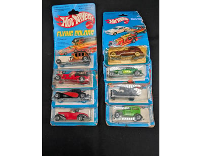 VINTAGE HOT WHEELS DIE-CAST METAL CAR COLLECTION -...