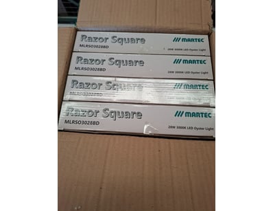 RRP $399.80 BULK LOT - QTY 4 x Martec Razor Square...