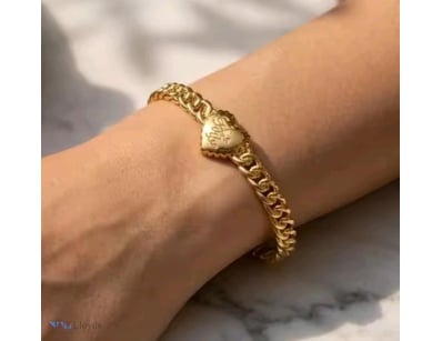 GOLD PLATED STAINLESS STEEL ENGRAVED CUFF BANGLE  ...