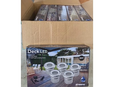Martec Deck 5 0.6W LED Deck Light Kits. 5000k. Mod...