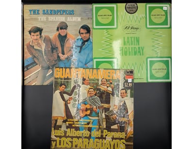 VINTAGE VINYL RECORD COLLECTION - LATIN AND SPANIS...