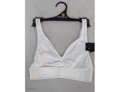 RRP $21.95, Ambra shaper bra, AMSSMSB, 8/10, white...