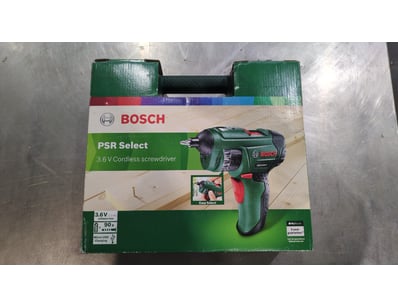 Bosch PSR Select 3.6V Cordless Screwdriver

