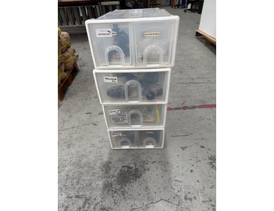 Assorted boxes of Scuba Diving accessories and too...