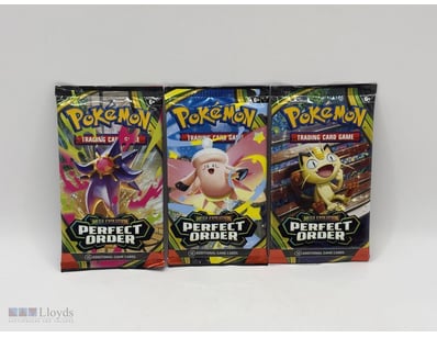 3X SEALED PERFECT ORDER BOOSTER PACK - ASSORTED AR...