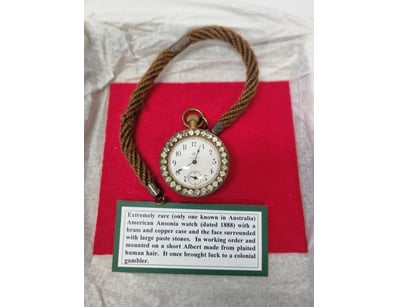 EXTREMELY RARE AMERICAN ANSONIA POCKET WATCH WITH ...