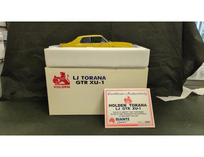 BIANTE CLASSICS HOLDEN TORANA LJ GTR XU-1 DIE-CAST...