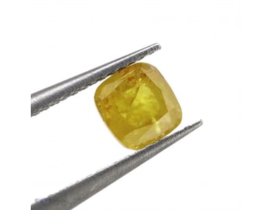 0.87CT NATURAL FANCY YELLOW DIAMOND     

Cushion ...