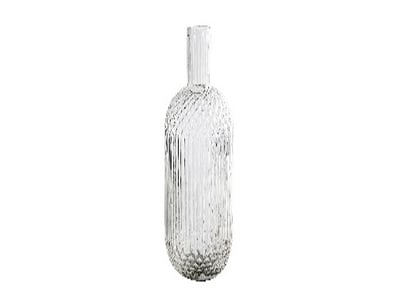 RRP: $119, Margots Vase Clear 130x130x280mm, 50594...