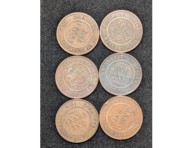 COLLECTION OF 1919 AUSTRALIAN PENNIES

Condition...