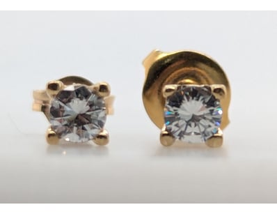 YELLOW GOLD PLATED AND CZ EARRING


583010+76
...