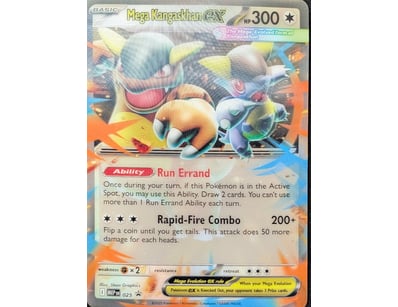 MEGA KANGASKHAN EX POKÉMON TRADING CARD

A Mega ...