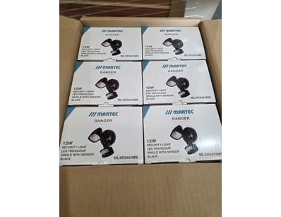 RRP $455.40 BULK LOT - QTY x6 Martec Ranger LED se...