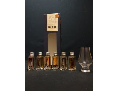 Father's Day Whisky Tasting Kit featuring six 50mL...