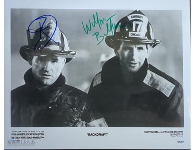 PHOTO FROM THE 1991 FILM "BACKDRAFT," FEATURING KU...