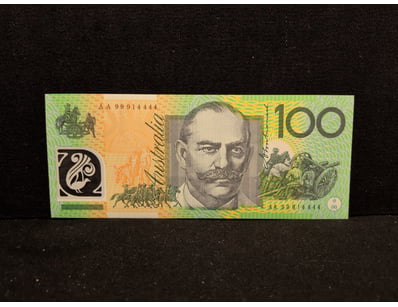 AUSTRALIAN $100 POLYMER BANKNOTE

A Pristine Aus...