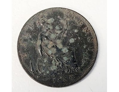 1889 HALF PENNY COIN

488567+47


