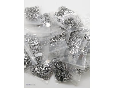 COLLECTION OF 2MM SILVER COLOURED CHAINED NECKLACE...