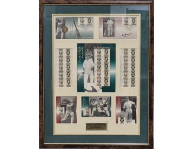 INAUGURAL AUSTRALIAN LEGENDS STAMP ISSUE - SIR DON...