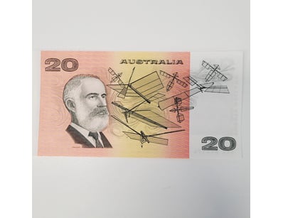 AUSTRALIAN $20 BANKNOTE, R413I (UNC) 

CV: $190...