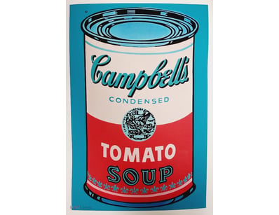 DECORATIVE ART PRINT FEATURING ANDY WARHOL'S ICONI...