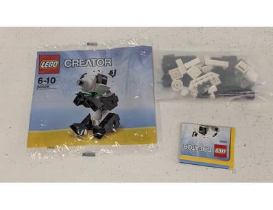 LEGO Creator set 30026 featuring a buildable robot...