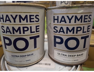 Haymes Sample Pot Ultra Deep Base 
2x 500 ml

S...