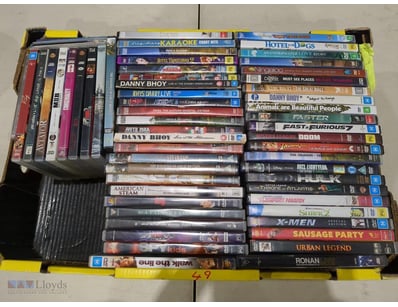 Assorted DVD's. Iron man, How To Train A Dragon an...