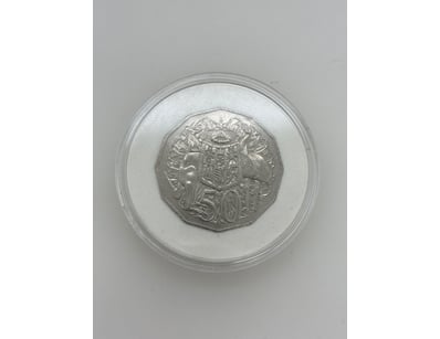 1997 AUSTRALIAN 50 CENT COIN - QUEEN ELIZABETH II...
