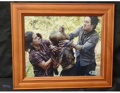 PHOTOGRAPH FROM A SCENE IN 'THE WALKING DEAD' AUTO...