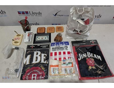 JIM BEAM BOURBON WHISKEY COLLECTIBLE MERCHANDISE B...