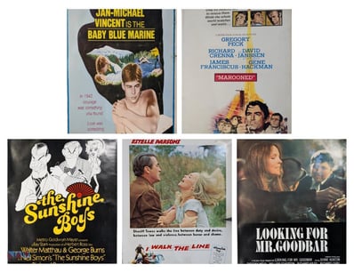 COLLECTION OF MOVIE POSTERS, INCLUDING LOOKING FOR...
