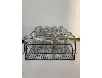 Lot of cafe glasses. 

SOLD AS LOT

